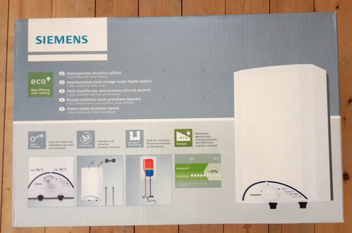 Siemens kleinspeicher drucklos - kleinspeicher,
